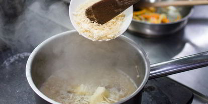 Шаг 5: ризотто с уткой