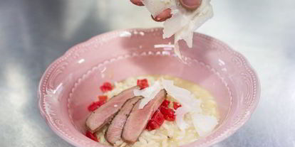 Шаг 6: ризотто с уткой