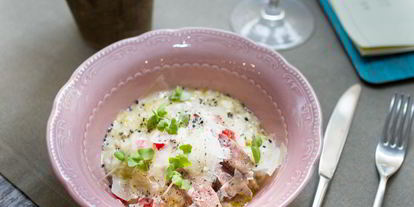 Шаг 7: ризотто с уткой