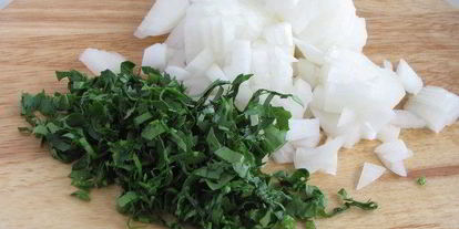 Шаг 1: яблочного ризотто с копченыма лососема