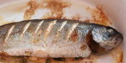 Шаг 4: форели, запеченной с базиликом