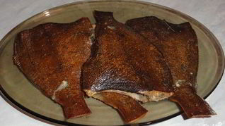 Рецепт Камбалы горячего копчения