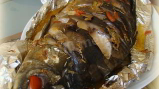 Рецепт Карпа ароматного на луковой подушке