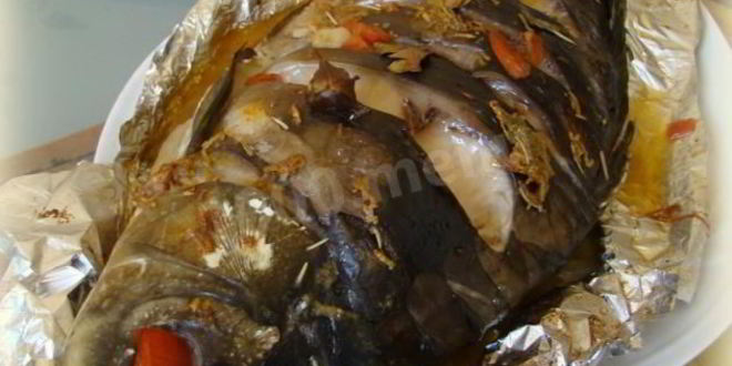 Рецепт Карпа ароматного на луковой подушке