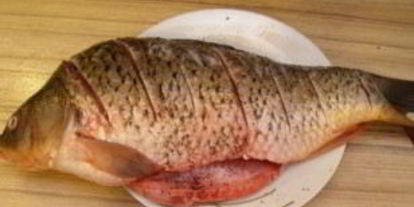 Шаг 1: карпа, запеченного с грибами в духовке