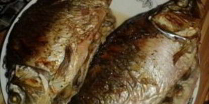 Шаг 5: карпа, запеченного в сметане