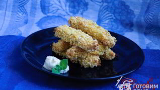 Рецепт Хрустящих рыбных палочек