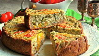 Рецепт Киша Тунец с овощами