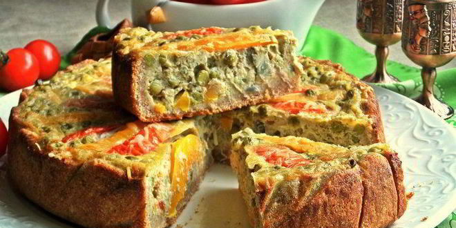 Рецепт киша тунец с овощами