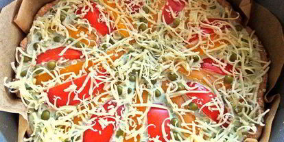 Шаг 16: киша тунец с овощами