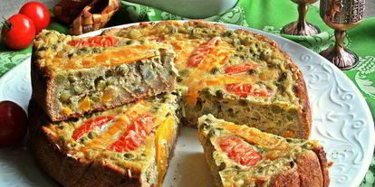 Шаг 21: киша тунец с овощами