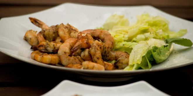 Рецепт креветок гриль