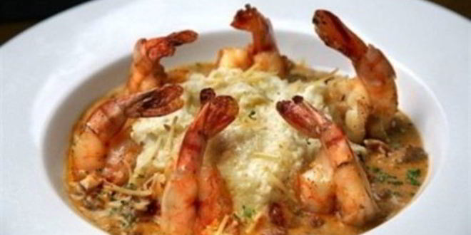 Рецепт Креветок под острым соусом с сыром и сельдереем
