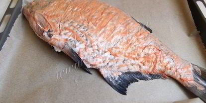 Шаг 8: леща с гречкой, запеченный в духовке