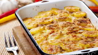 Рецепт Минтая с картошкой в духовке