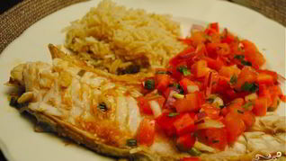 Рецепт Окуня в духовке в фольге