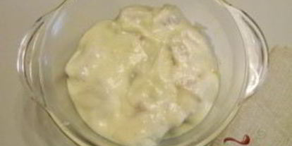 Шаг 5: рыбы под соусом бешамель в духовке