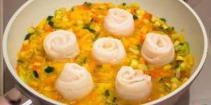 Шаг 10: рыбы, тушенной в овощах