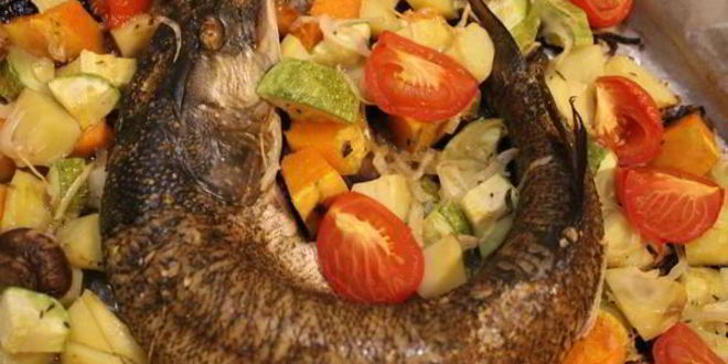 Рецепт щуки с овощами осенняя