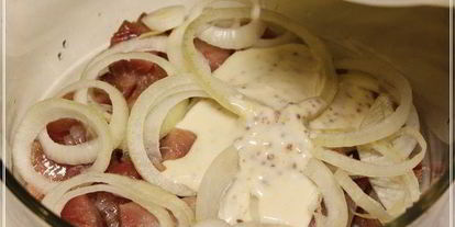 Шаг 5: селедки в йогурте с горчицей