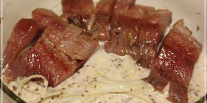 Шаг 6: селедки в йогурте с горчицей