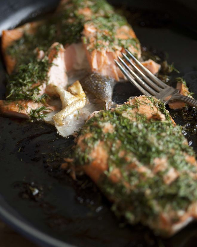 Рецепт семги в духовке