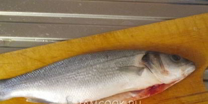 Шаг 4: сибаса в духовке