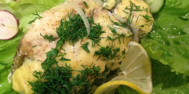 Рецепт судака под легким соусом