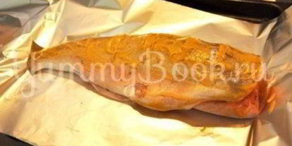 Шаг 3: судака запеченного в фольге