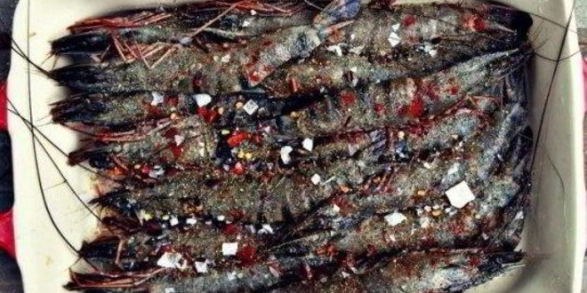 Рецепт тигровых креветок на мангале