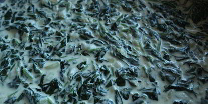 Шаг 5: запеченной форели с соусом из шпината