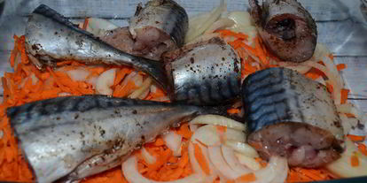 Шаг 4: запеченной скумбрии