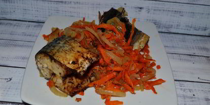 Шаг 5: запеченной скумбрии