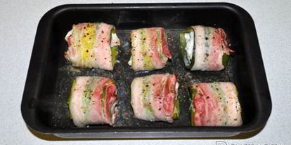 Шаг 4: запеченной трески в беконе