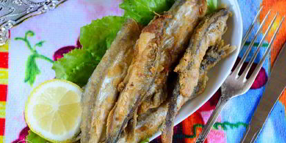 Шаг 5: жареной мойвы