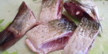 Шаг 1: жареной рыбы с рисом