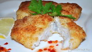 Рецепт Жареного филе трески