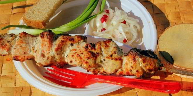 Рецепт диетического шашлыка из индейки