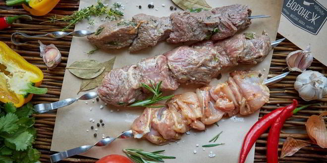 Рецепт говяжьего шашлыка в чайном маринаде