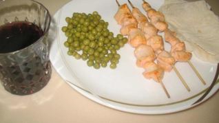 Рецепт Куриного шашлыка в духовке на шпажках