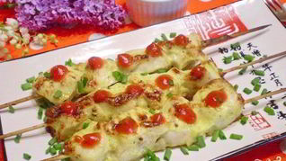 Рецепт Куриных шашлычков в духовке на шпажках
