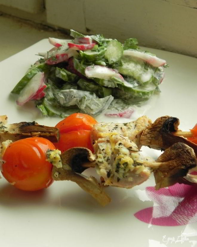 Рецепт шашлычков из курицы