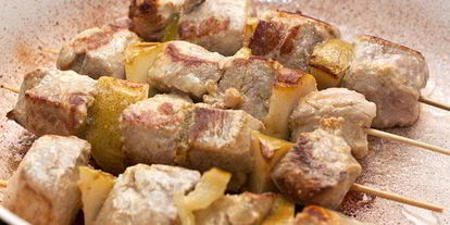 Шаг 2: шашлычков из свиной вырезки с грушами