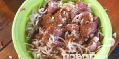 Шаг 5: шашлыка из баранины