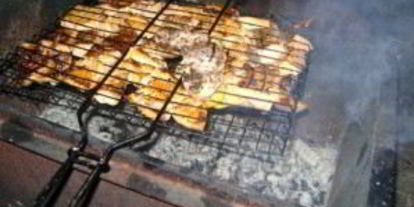 Шаг 4: шашлыка из форели на решетке