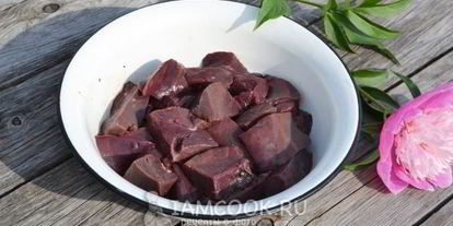 Шаг 3: шашлыка из говяжьей печени