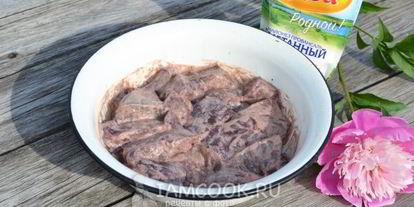 Шаг 5: шашлыка из говяжьей печени