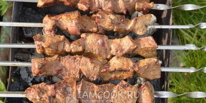 Шаг 8: шашлыка из говяжьей печени