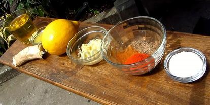 Шаг 2: шашлыка из индейки с салом