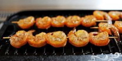 Шаг 4: шашлыка из креветок